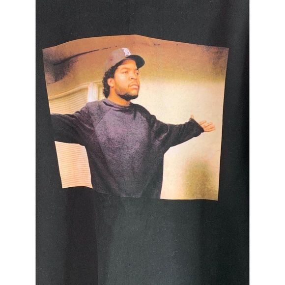 Mens Ice Cube Rap Sweatshirt Graphic Crew Independent Trading Co Medium 6209 EUC - Picture 2 of 6